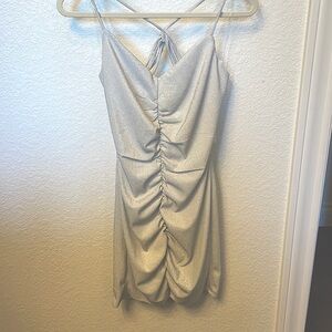 Silver glittery dance dress - juniors 13
